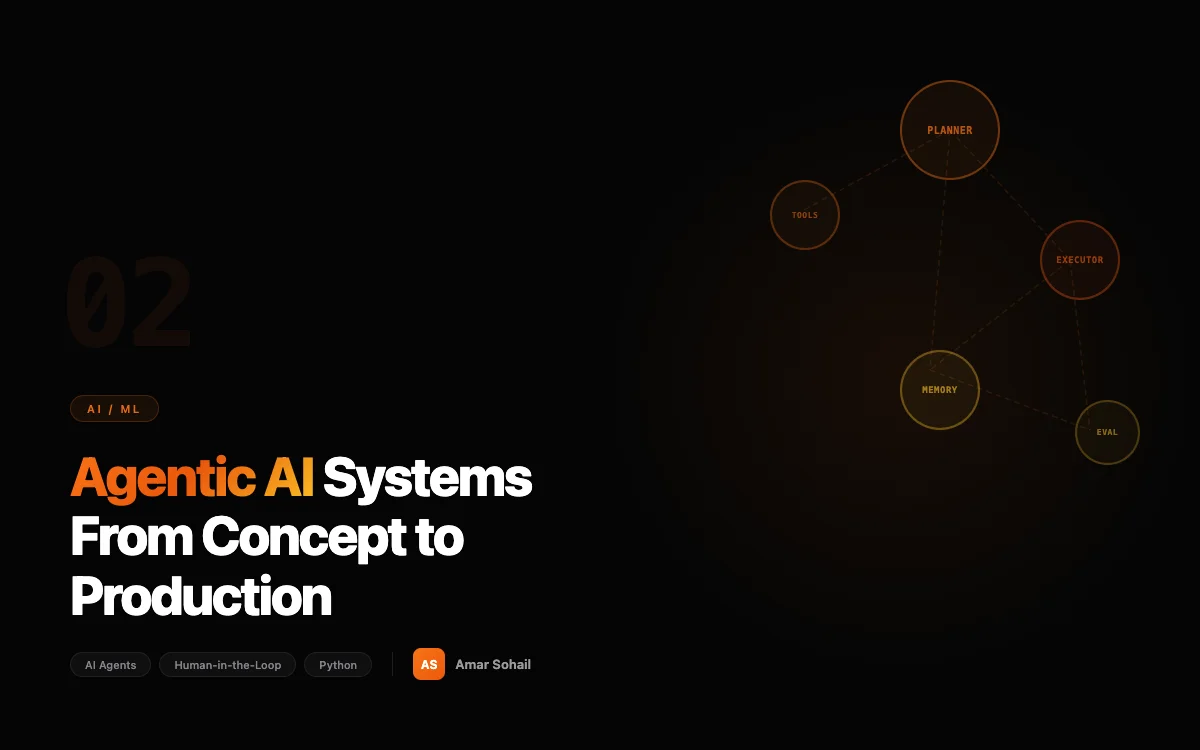 Agentic AI Systems: From Concept to Production